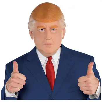 Mascarello Donald Trump Kaukė Rave Prapūtimo Cosplay Kostiumų Latekso Realus Kaukė Airsoft Milijardierius JAV Prezidentas Kaukė Prop 2020 m.