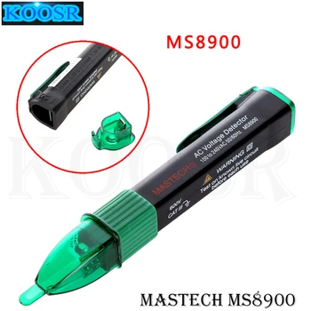 MASTECH MS8900 Ne-susisiekite su AC Įtampos Detektorius Testeris 100-240V Jutiklis Pen garso ir šviesos signalizacija