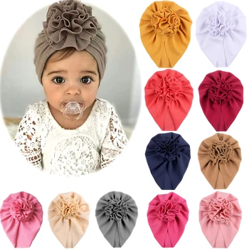 Mazgas Lankas Baby Kaspinai Bamblys Headwraps Kūdikių Gėlių Turbaną Skrybėlės, Kepurės Kūdikiams Elastingas Plaukų Aksesuarai 2020 Naujas
