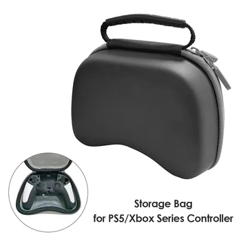 Mažas Hard Shell EVA lagaminas, Krepšys Lengvas Žaidimas, Žaisti Elementai PS5 DualSense Xbox Serijos X Valdytojas