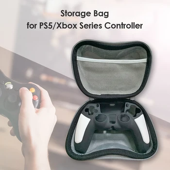 Mažas Hard Shell EVA lagaminas, Krepšys Lengvas Žaidimas, Žaisti Elementai PS5 DualSense Xbox Serijos X Valdytojas