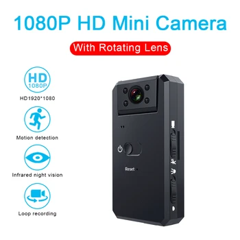 MD90 Mini Kamera, Naktinio Matymo Mini Kamera Lauko Sporto DV Voice Vaizdo įrašymo Veiksmų HD 1080P Dviratį Dviračiu Diktofonas