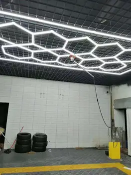 Medaus LED Aukštos Bay Šviesos 720W Pramonės Šviesos Garažai Lempos, Lubų šviestuvai, Seminaras Apšvietimo 220V