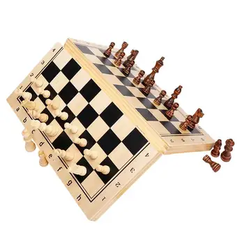 Mediniai Sofos Magnetiniai Šachmatai Nustatyti Nešiojamų Medžio Masyvo Šachmatų Lentos Pramogos, Stalo Žaidimai Vaikams, Dovanos