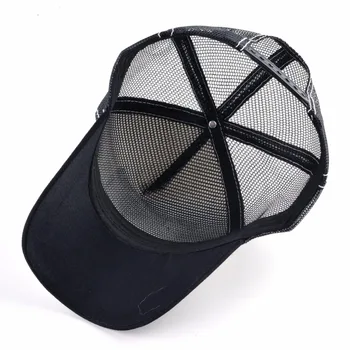 Medvilnės Snapback kepurės vyrams Siuvinėjimo Fox Beisbolo kepuraitę Moterų Kvėpuojantis Akių Sunkvežimio vairuotojas Hat Unisex Pleistras Hip-Hop Kaulų Casquette