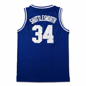 Mens #34 Jėzus Shuttlesworth Jersey Linkolno Vidurinės Mokyklos Krepšinio Jersey Blue Ray Allen Filme Jis Gavo Žaidimas Krepšinio Megztiniai