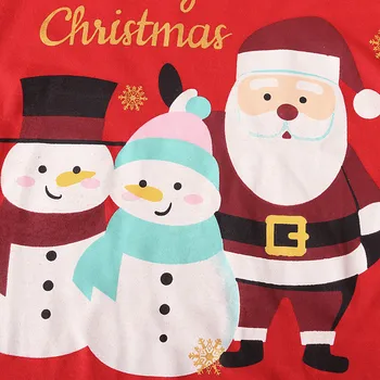 Merginos Kalėdų kostiumai Naują Kalėdų karšto pardavimo atsitiktinis kazachstano drabužiai tinka kūdikių animacinių filmų spausdinimo kostiumai ei duggee пижама детская