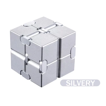 Metalo Infinity Magic Cube Žaislai Piršto Antistress Nerimo, Atsipalaiduoti Neos Tendencijos Kubo Aukštos Kokybės Dovanų Berniukų, Mergaičių Vyrai