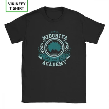 Midoriya Akademijos Juokingas Mano Herojus Akademinės Bendruomenės T Marškinėliai Vyrams Trumpomis Rankovėmis, Anime, Manga Viršūnes Klasikinis Trišakiai Medvilnės, O Kaklo T-Shirt