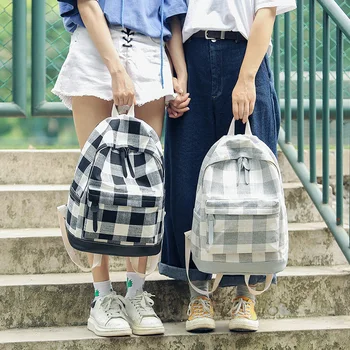 Mielas Drobės mados Kuprinė moteriška kuprinės dizainas mergaitėms pledas kelionės mokykloje paprasta asmenybė bagažo B-002