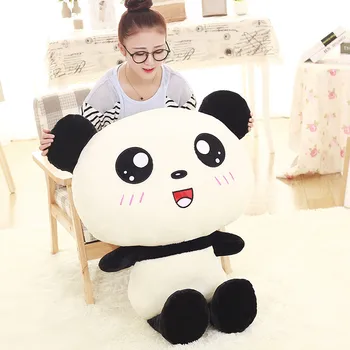 Mielas Kūdikis Didelis Milžinas Panda Bear Pliušinis Iškamša Lėlės, Gyvūnai Žaislas Pagalvę Animacinių Filmų Kawaii Lėlės Mergaitėms Dovanų
