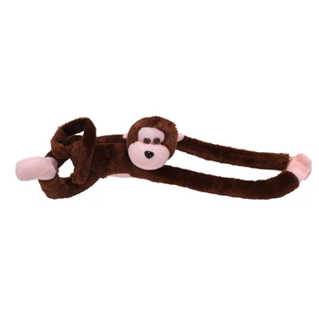 Mielas Sch Gibbon Beždžionė Pliušinis Lėlės Žaislas Garso Vaikams Kalėdų Dovana (kavos)