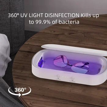 Mifa Sterilizer UV Box, Multi-Funkcija Telefono Švaresnis Dėžutė su Aromato Difuzorius Greito Įkrovimo Išmaniųjų Telefonų