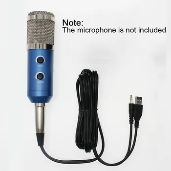Mikrofono Garso Kabelis, USB 3,5 mm Dvigubas Kabelis MK F100TL MK-F200FL MK F200FL Xlr Laidas