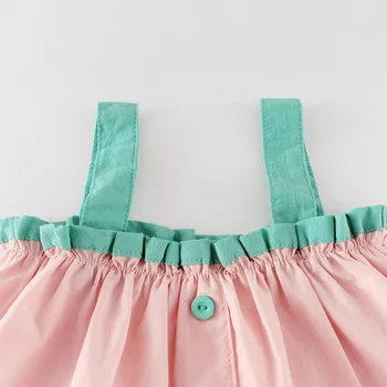 MILANCEL kūdikių, mergaičių drabužiai nustatyti gėlių camisole ir kieto gama 2 vnt. rinkinys naujagimiui merginos kostiumas