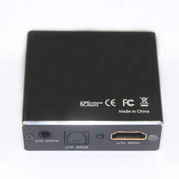 Mini 4K x 2K HDMI audio extractor optinis TOSLINK SPDIF 3.5 mm Stereo Audio Extractor Konverteris HDMI Audio Splitter