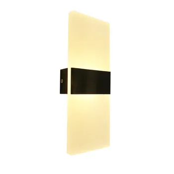 Mini 6/10W LED Sienos Lempos AC85-265V Šiltai Balta Ilgai Miegamojo Kambarį Interjerą Matinio Aukso Spalvos Sidabro Spalvos Sienos Lempos