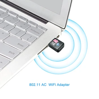 Mini 600Mbps USB WiFi Adapteris Belaidis 