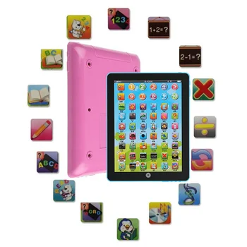 Mini anglų Vaikas Touch Ipad/Kompiuterinė Mokymosi Švietimo Mašina/Vaikams Žaislai/Švietimo Dovana Kalbos mokymosi Lentelės vaikai 