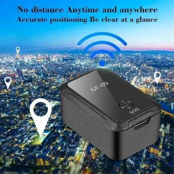 Mini Automobilių GPS Tracker Rastreador GF09 Vandeniui Automobilių Tracker Drop Shock Signalizacija Garso/ APP Kontroliuoti Automobilių GPS Locator Tracker
