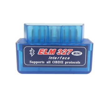 Mini Elm327 OBD2 Bluetooth V1.5 Automobilių Diagnostikos Skaitytuvas Kodas Skaitytojai Nuskaitymo Adapteris Įrankiai Universalus 