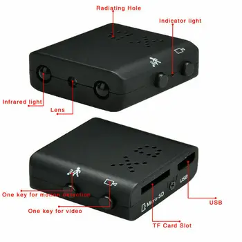Mini Kamera Full Hd 1080P Mini Kamera Nachtzicht Mikro Kamera Bewegingsdetectie Vaizdo Diktofonas IP wi-fi Kamera Judesio DT