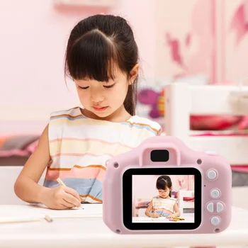 Mini Mielas Vaikai Įkrovimo Kamera Skaitmeninė Kamera su 2 Colių Ekranas Vaikams, Gimtadienio Dovanos, Lauko žaidimų