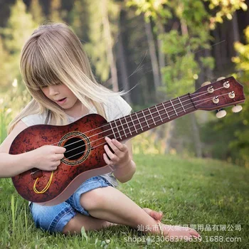 Mini Naujokas Klasikinio Saugaus paprasta Stygos Ukulėle 4 Žaislas Gitara Kalėdų Priemonė Švietimo Dovana Vaikams Muzikos Koncertas, skirtas