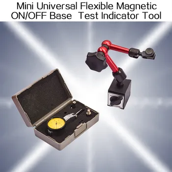 Mini Universalus Lanksčių Magnetinių ON/OFF Bazės, Sulankstomas Turėtojas Stovėti Digtal & Analoginis 0-0.8 mm matuoklį Indikatoriaus Įrankis