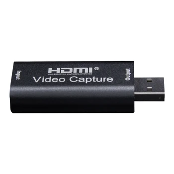 Mini Video Capture Card USB2.0 HDMI 1080P Video Grabber Įrašyti Langelį PS4 Žaidimas DVD vaizdo Kamera HD Kamera, Įrašo Transliacija