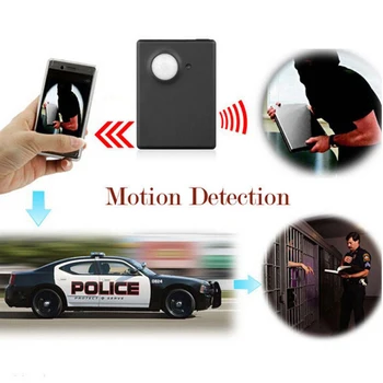 Mini X9009 GPS Tracker Smart Belaidis PIR Judesio Detektorius, Jutiklis, Parama HD Kamera, SMS, MMS, GSM apsaugos nuo vagystės Signalizacijos Sistema