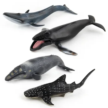 Modeliavimo Banginis Gyvūnų Skaičius Kolekcines, Žaislai Vandenyno Gyvūnų Pažinimo Veiksmų Skaičiai Vaikai Kieti Minkšti Guminiai Žaislai