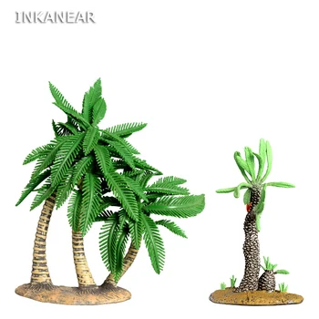 Modeliavimo Kokoso augalų Modelis Micro Pasakų Sodas, Miniatiūrinės Puošybos Figūrėlės tikroviška Succulents PASIDARYK pats Apdailos Reikmenys