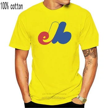 Monrealio Expos T-Shirt, Derliaus Beisbolas - Standartinis Su Expos T-Shirt Juoda Vyrų Naujas Unisex Juokingi Marškinėliai
