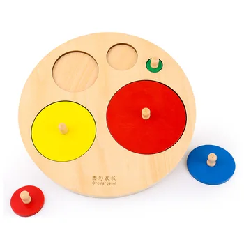 Montessori Spalvinga Dėlionė Ikimokyklinio Mokymosi Švietimo Žaidimas, Kūdikių Žaislai, Vaikiška Medinė Geometrinių Formų Rūšiavimas Matematika