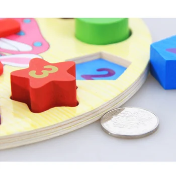 Montessori Žaislai Švietimo Mediniai Žaislai Vaikams Ankstyvo Mokymosi Spalvinga Skaitmeninis Geometrijos Laikrodis Matematikos Skaičiavimo Žaislas