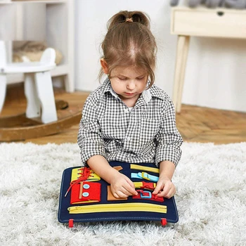 Montessori Žaislas Pagrindinių Mokymo Jutimo Valdybos Vaikščioti Ntelligence Vystymosi Švietimo Žaislas