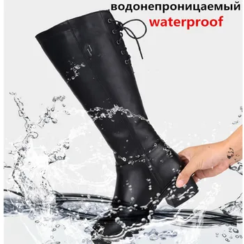 MORAZORA Rusija 2020 M. natūralios odos batus, su kailiu mados kelio auliniai batai moterims, šilta Natūralios vilnos batai, suapvalinti tne žiemos sniego batai