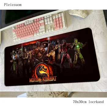 Mortal kombat pelės mygtukai žaidėjus 700x300x4mm žaidimų kilimėlis locrkand notbook stalas kilimėlis High-end padmouse žaidimai žaidėjus kilimėliai gamepad