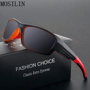 MOSILIN Prekės ženklo Dizainas Poliarizuoti Akiniai nuo saulės Vyrams Cool Derliaus Vyras Saulės Akiniai Atspalvių Akių Gafas Oculos