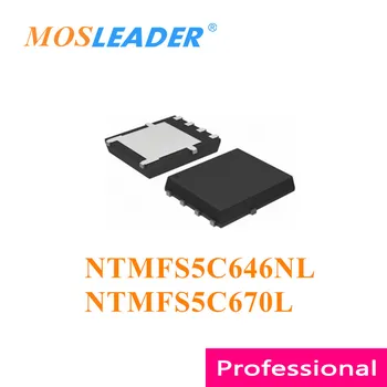 Mosleader NTMFS5C646NL NTMFS5C670L DFN5X6 100VNT 500PCS 1000PCS NTMFS5C646 60V N-Kanalo Kinijos Aukštos kokybės