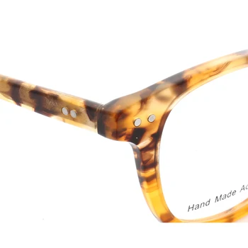 Moterims, modelio Apvalūs akinių rėmelius moterų aikštėje Leopard 