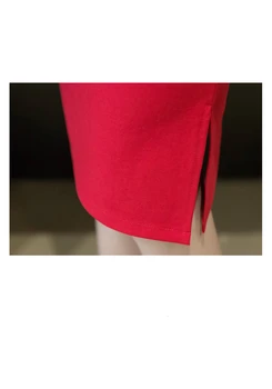 Moteriški sijonai 3XL 4XL 5XL Plius Dydis Moterų Sijonas Mados Moterų Sijonai Mados 2021 Slim Raudona Juoda Oficialų Pieštuku Sijonas Moterims A558