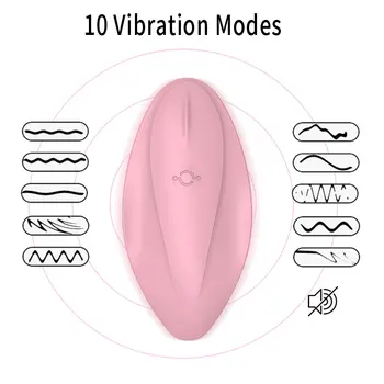 Moters Klitorio Stimuliatorius Nešiojamų Kelnaitės Vibratorius Belaidžio Nuotolinio Valdymo Nematomas Vibruojantis Kiaušinis Sekso Žaislai Moteris