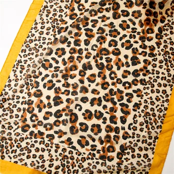 Moterys Naujas Mados Leopard Dot Pakraštyje Viskozė Skara Skara Ispanija Prekės Dizaineris Duslintuvo Lankelis Sjaal Musulmonišką Hidžabą Sjaal 180*90 cm