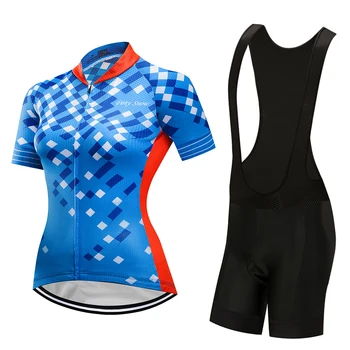 Moterų dviračių džersis nustatyti vasaros mtb dviračių drabužių pro triatlonas tiktų kelių dviratį drabužių, retro suknelė maillot dėvėti uniformos komplektas