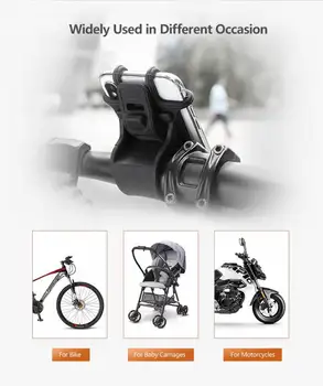 Motociklas Dviratis Stovi GPS Laikiklis 4.0-6.3 colių Mobilųjį Telefoną, Aukštos Kokybės Silikono Dviračių Telefono Laikiklis iPhone Universalus