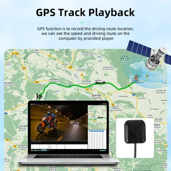 Motociklo 1080P DVR 128G IPS Ekranas Registratorius GPS kelio peržiūros Stovėjimo Stebėsenos G-sensorius Vandeniui Moto Kamera Brūkšnys cam