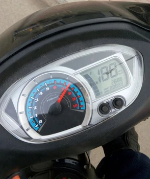 Motociklo LCD Skaitmeninis Spidometras Odometras 6 Spalvų Šviesą Motociklo Ridos Kostiumas GY6 Yamaha Honda Greičio Jutiklis