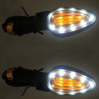 Motociklo LED Posūkio Signalo Lemputė Indikatorių Lempos Gintaro BMW R1200GS F800GS S1000XR K1200RS R1100R R1150R